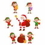 Новорічне оформлення “Дід мороз та його помічники”