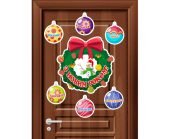 Новорічні прикраси на двері