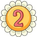 Фото розробки: Квіти з цифрами + математичні знаки