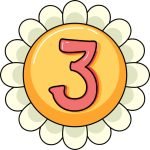 Фото розробки: Квіти з цифрами + математичні знаки