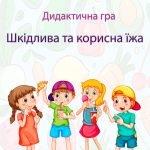 Дидактична гра “Шкідлива та корисна їжа”