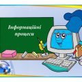 “Інформаційні процеси” презентація для уроку інформатики 5кл НУШ