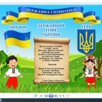 Плакат Державні символи України