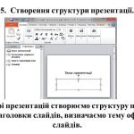 Фото розробки: “Етапи створення комп’ютерної презентації” презентація з інформатики 6 кл НУШ