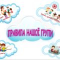 Правила групи дитячого садка