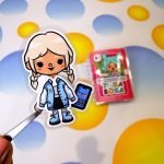 Фото розробки: Електронний шаблон блокноту «Міні будиночок для ТокаБока»