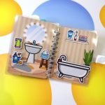 Фото розробки: Електронний шаблон блокноту «Міні будиночок для ТокаБока»