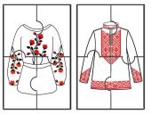 Дидактична гра “Склади вишиванку. Пазли”