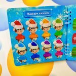 Фото розробки: Електронний шаблон альбому на липучках «Зимові веселощі із Сантою»