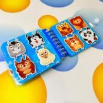 Фото розробки: Електронний шаблон альбому «Веселі тваринки та їх силуети»