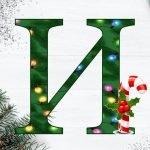 Фото розробки: Оформлення напис-розтяжка “З Новим роком” + цифри від 0 до 9