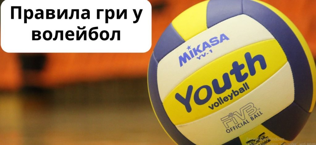 Головне зображення розробки: Правила гри у волейбол. Тест з волейболу