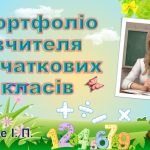 Презентація “Портфоліо вчителя початкових класів”