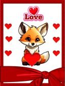 Шаблони аплікацій “Листівка до Дня закоханих” 14 лютого