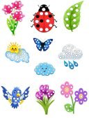 Пальчикові розмальовки для дітей на тему Весна