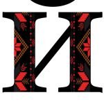 Фото розробки: Оформлення напис-розтяжка Алфавіт у патріотичному, українському стилі