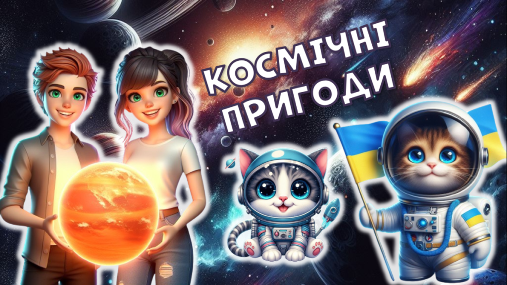 Головне зображення розробки: Презентація “Космічні пригоди” Всесвітній день авіації та космонавтики 12 квітня