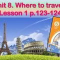 Презентація до уроку 1 в 5 класі “Unit 8. Where to travel? Lesson 1 p.123-124”