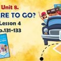 Презентація до уроку 4 в 6 класі “Unit 8. Where to go? Lesson 4, p.131-133
