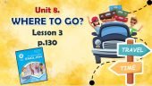 Презентація до уроку 3 в 6 класі “Unit 8. Where to go? Lesson 3, p.130
