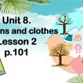 Презентація “Unit 8. Seasons and clothes. Lesson 2”