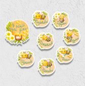 Оформлення для групи та дверей у садочок «У нашій групі діти »Бджілки.