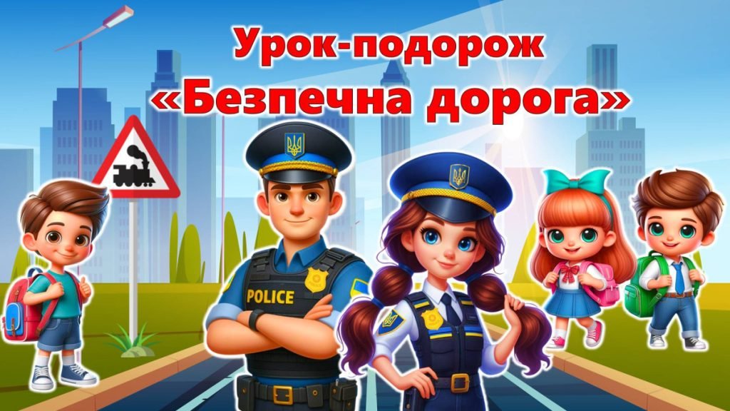 Головне зображення розробки: Презентація до Єдиного уроку з правил дорожнього руху “Безпечна дорога” 2024