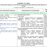 Навчальна програма з зарубіжної літератури для 7 класу (2 год) (підр. Н. Міляновської)