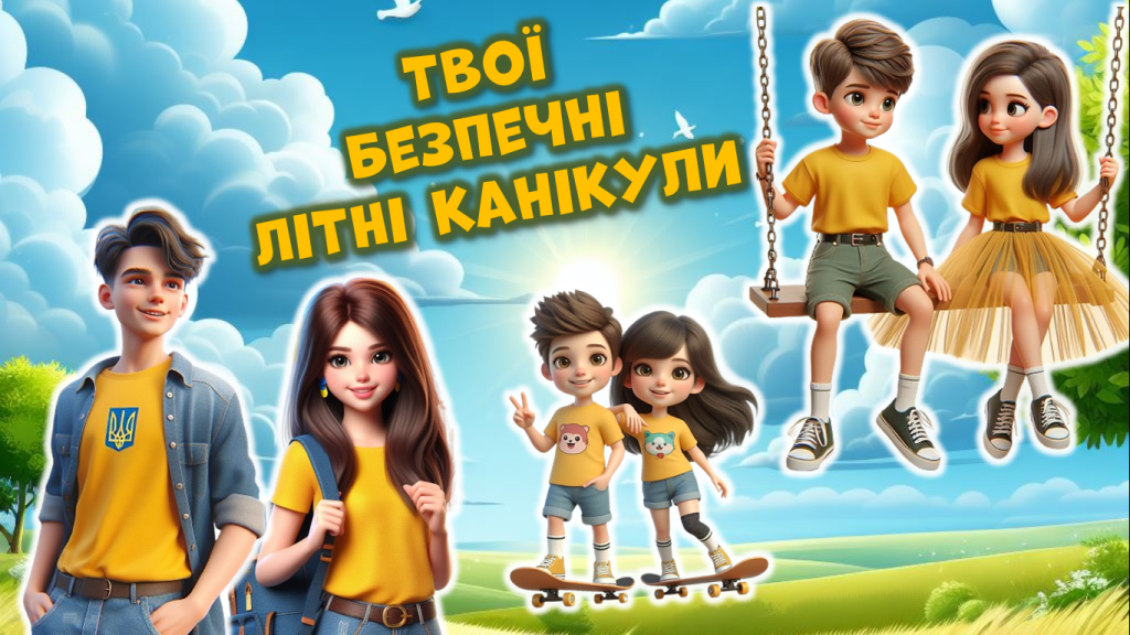 Головне зображення розробки: Презентація “Правила поведінки на літніх канікулах 2024” (З ВІКТОРИНОЮ) +Пам’ятка