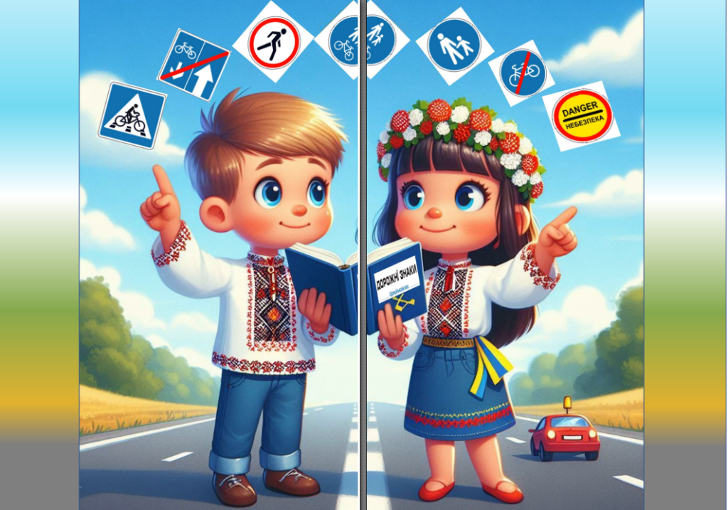 Головне зображення розробки: Лепбук “Правила безпеки на дорозі”