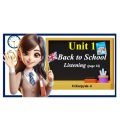 Презентація ” Back to School. Listening. Unit 1″