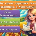 Фото розробки: Анімована вікторина “Чи добре ви знаєте Конституцію України?” 28 червня – День Конституції України
