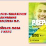 Календарно-тематичне планування з англійської мови 7 клас НУШ 3,5 год. (на УВЕСЬ рік) по 3,5год/тижд
