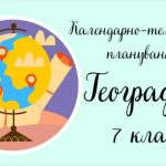 Календарно-тематичне планування ГЕОГРАФІЯ 7 клас (до підручника Кобернік С.Г. Коваленко Р.Р.)
