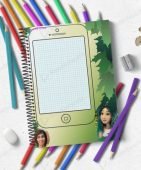 Основи для робочого листа в стилі анімаційного фільму «Мавка. Лісова пісня»