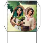 Фото розробки: Основи для робочого листа в стилі анімаційного фільму «Мавка. Лісова пісня»