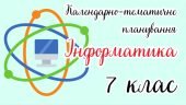 Календарно-тематичне планування “Інформатика. 7 клас” НУШ (до підручника авт. Ривкінд та ін.)