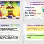 Фото розробки: Презентації «Специфіка художньої літератури як виду мистецтва, її подібність і відмінність від інших