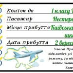 Фото розробки: Паспорт здобувача освіти НУШ + авіаквиток до Дня Знань