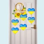 Фото розробки: Набір “Оформлення на двері” (Патріотичний)