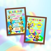 Постери для дитячого садочка в набір із двох штук «Правила групи» «Привітання»