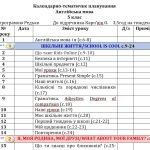 Фото розробки: Календарно-тематичне планування з англійської мови для 5 класу НУШ (до підручника О.Карп’юк) по 3,5г