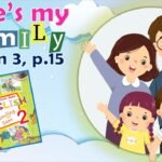 Презентація для 2 класу до 3 уроку “Unit 1. Here’s my family” с.15 (до підручника О.Карп’юк)