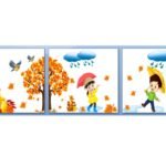 Фото розробки: Осінній декор на вікна