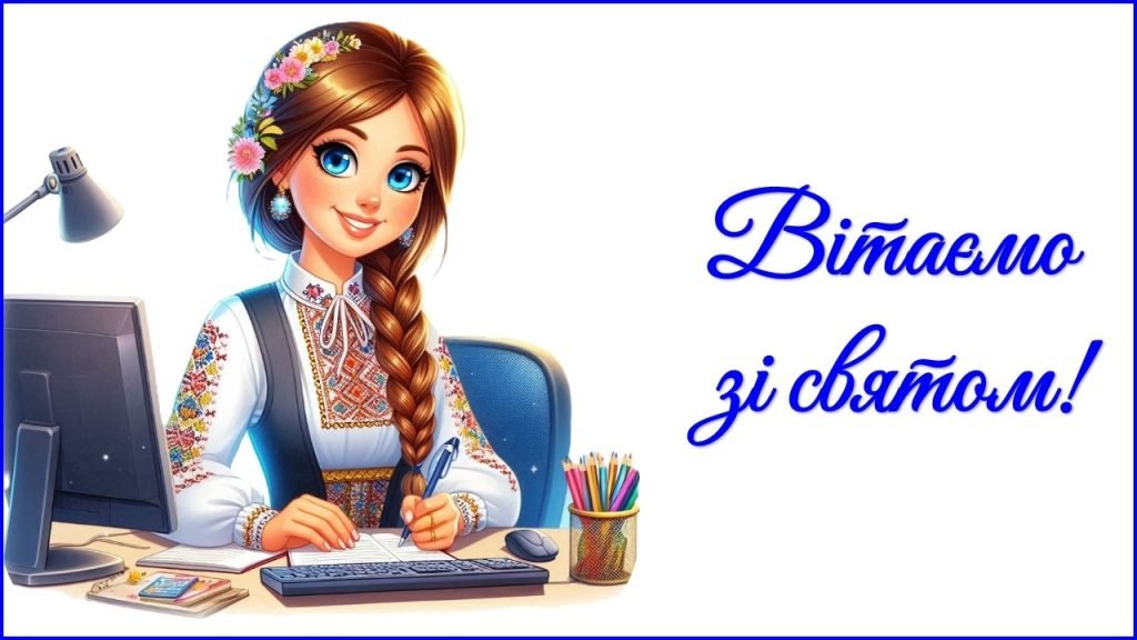 Головне зображення розробки: День вчителя 2025. Привітання до Дня вчителя (для вчителя інформатики)