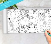 Розмальовка-рулон «Джунглі» для дошкільнят.