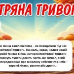 Фото розробки: БЖД “Мінна безпека”, “Повітряна тривога”, “БДР”, “Електробезпека”, “Газопезпека”