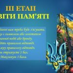 Фото розробки: Виховна година на тему: “Перемагає той, хто пам’ятає”.