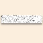 Фото розробки: Розмальовка-рулон для групової роботи «водний світ» для дошкільнят