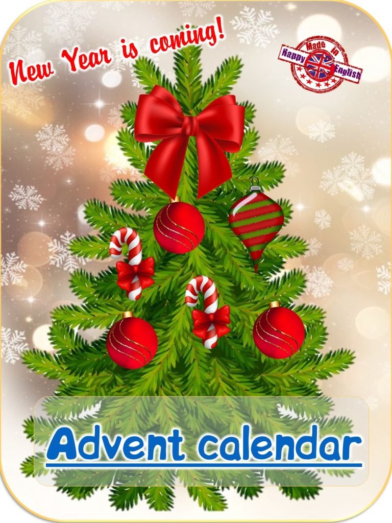 Головне зображення розробки: Адвент-календар з англійської мови “New Year is coming”